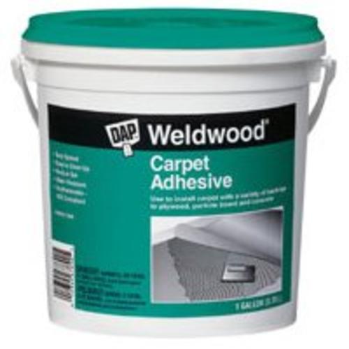 "WELDWOOD" CARPET ADHESIVE The DAP trademark is a signature for products immediately recognized for their quality and leadership. It is a powerful signal to generations of do-it-yourselfers and professional tradespeople who chose and use DAP products with the utmost confidence. This awareness, acceptance, purchase preference, and overall user satisfaction for DAP products is anchored by our family of America's Number 1 Selling products which are powerful market leaders. DAP&reg; WELDWOOD&reg; Carpet