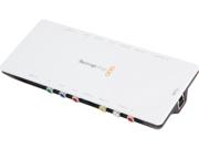 Blackmagic Design Intensity Shuttle BINTSSHU Interface: USB 3.0 Format: HDMI formats: 525 NTSC, 625 PAL, 720HD and 1080HD switchable   SD Format Support: 625i/50, 625p PAL and 525i/59.94, 525p NTSC, 480p  HD Format Support: 1080i50, 1080i59.94, 1080i60,1080p23.98, 1080p24, 1080p25, 1080p29.97, 1080p30, 720p50, 720p59.94, 720p60 Video Sampling: 4:2:2 Audio Sampling: HDMI Audio Sampling: Television standard sample rate of 48 kHz and 24 bit Color: HDMI Color Precision: 4:2:2  HDMI Color Space: YUV 4:2:2 Video: Digital Video Input: 1 x HDMI input