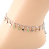 Towallmark(TM) Lozenges Women Ankle Bracelet Barefoot Sandal Beach Foot Jewelry