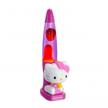 This Hello Kitty Motion Lamp is a great addition to any room, adding a calming effect with the smooth flowing motion within the lamp. It features a cute Hello Kitty base and uses a standard 25-watt bulb (included). * Smooth Flowing Motion Adds a Calming Effect to Any Room * Bubbles in the Glass Bottle Move Serenely in the Clear Liquid * Very Cute Hello Kitty at the Base * 25 Watt Bulb (Included) * Power: 120V/60Hz * Unit Dimensions: 4.7"(W) x 13.4"(H) x 3"(D)