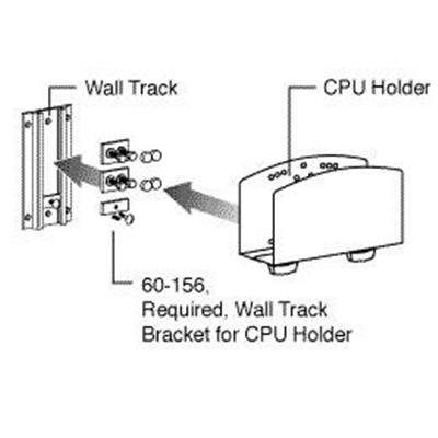 Brackets are required for attaching components to Wall Track