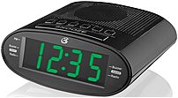 GPX C303B Dual Alarm Clock radio has a dual alarm function to make sure you get up on time