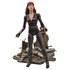 The Widow is about to strike again! Inspired by her late-&acute;90s comic-book appearances, secret agent and Avengers member the Black Widow is now a 7-inch scale action figure in the Marvel Select line! Figure includes a display base featuring Ant-Man and a destroyed Ultron body, and comes packaged in display-ready Marvel Select packaging, with side-panel art for shelf display.