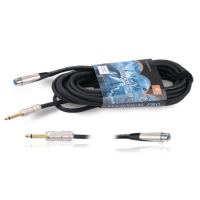 Technical Pro's cable line features high quality terminations  large gauge design and low noise shielding to maximize signal transfer over the entire frequency range  giving y