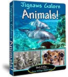 Jigsaws Galore Animals! Puzzle Game for Windows PC: Puzzle Themes Include Exotic Wildlife From Alligators to Zebras and Familiar Pets Like Cats, Dogs, Turtles, Squirrels, Deer, Fish, Insects Plus Much More
