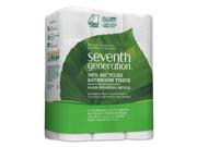Seventh Generation Recycled Bathroom Tissue Type: Tissues Color: White Finish/Surface: Paper Quantity: 24 / Pack