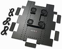 APC Roof Fan Tray - Rack fan tray (208/230 V) - black - for NetShelter SX