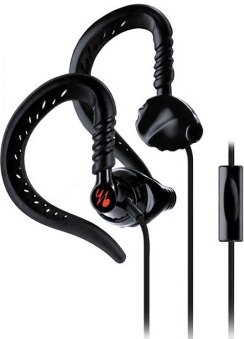 The Yurbuds Focus 300 YBIMFOCU03BLKAM Behind-the-Ear Sport Earphones designed to be used during athletic activity without hurting or falling out