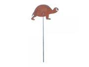 Turtle - Rusted Garden Stake
