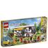 Enjoy travelling adventures with this amazing 3-in-1 LEGO&reg; Creator set, featuring an awesome campervan packed with everything you need for the perfect holiday, including a luxurious interior with toilet, fold up bed, kitchen, sofa and TV. Unpack the foldout table and chairs from the campervan's roof, extend the awning and enjoy a peaceful barbecue. Then take the motorboat for a spin, try some bear spotting, or study the map and plan your next journey in the wonderful campervan! Rebuild to createa perfect summer home or an awesome yacht.    Includes 2 minifigures, plus a brick-built bear.  Features a campervan, trailer with a motorboat and 2 trees with grass and flowers.  Campervan features a white colour scheme with dark-blue and red stripes, yellow striped foldout awning, and a detailed interior including a toilet, fold up bed, kitchen, sofa, TV and luggage, plus roof storage for a foldaway barbecue and table, and 2 foldaway chairs.  Fold up the bed to access the storage area.  Trailer features a removable boat with outboard motor.  Remove the campervan roof, windshield or rear section to access the detailed interior.  Attach the trailer to the campervan and head for the open road.  Fold out the table, chairs and barbecue and prepare a delicious meal in the country air.  Accessory elements include sandwiches, fish, chicken leg, life preserver, map and suitcases.  This set offers an age-appropriate building experience for ages 8-12.  This set includes over 750 LEGO&reg; pieces.  3-in-1 model: rebuildsinto a summer home or a yacht.  Campervan with trailer measures over 3? (10cm) high, 14? (36cm) long and 3? (8cm) wide.  Summer home measures over 6? (16cm) high, 6? (16cm) wide and 4? (11cm) deep.  Yacht measures over 5? (15cm) high, 9? (24cm) long and 3? (10cm) wide.