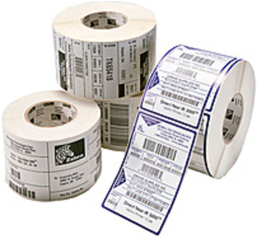 A white coated direct thermal paper facestock that offers high print quality and abrasion resistance for indoor industrial applications up to 8 inches per second