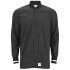 Men's shirt with a sports luxe twist from Boxfresh. The bomber jacket inspired 'Caistor' shirt features a high wraparound ribbed collar, buttoned front and single striped ribbed cuffs. Cut in a longline, regular fit. Crafted with a contrasting denim panel across the shoulders and finished with subtle Boxfresh branding. - R.R.  100% Cotton