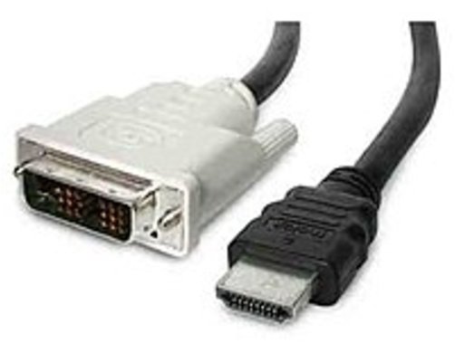The 6 feet HDMI-DVI digital video cable allows you to connect devices with a DVI-D connector to displays with HDMI inputs