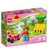 Take Mom and Baby for a springtime walk in the park! Sit down on the seats to give Baby a cuddle and a feed with the bottle. Then head off again with the stroller to admire the trees and flowers. Includes 2 LEGO® DUPLO® figures: Mom and Baby.Includes 2 LEGO® DUPLO® figures: Mom and BabyFeatures a stroller, feeding bottle, 2 chairs, buildable tree and flowersTake Baby for a walk in the strollerHelp Mom feed the Baby with the bottleThe easy-to-build tree and flower will help young children master basic building skillsThis set will inspire all sorts of family role-play scenariosLEGO® DUPLO® products are specially designed to be fun and safe for younger handsStroller measures over 1  (3cm) high, 2  (6cm) long and 1  (4cm) wideTree measures over 2  (6cm) high, 2  (6cm) wide and 1  (3cm) depthBench measures over 1  (4cm) high, 2  (6cm) wide and 1  (3cm) depthMakes an ideal addition to any LEGO® DUPLO® Town collection