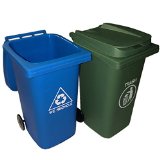 BigMouth Inc The Mini Curbside Trash and Recycle Can Set