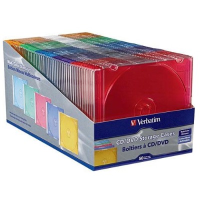 Color Slim Cases prevent your CDs and DVDs from being scratched or broken during transport