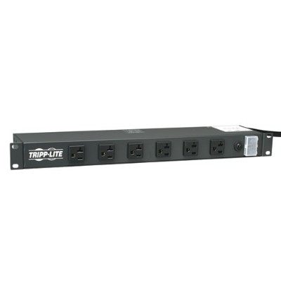 Tripp Lite Power Strip RS-1215 - Power distribution strip ( rack-mountable ) - AC 120 V - 12 output connector(s) - 1U - 19" - for SmartPro 3000NET  SM3000NAFTA