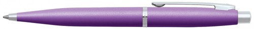 This Sheaffer E29411351 VFM ballpoint pen by Sheaffer features a joyful feminine appearance, rendered with a 'Luminous Lavender' lacquer finish, delicately complimented by shiny nickel trim details