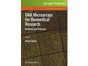 DNA Microarrays for Biomedical Research Methods in Molecular Biology 1 Binding: Paperback Publisher: Springer Verlag Publish Date: 2011/01/26 Language: ENGLISH Pages: 304 Dimensions: 10.00 x 7.50 x 0.75 Weight: 1.45 ISBN-13: 9781617379413