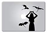Univers3 Daenerys Targaryen Game of Thrones Emilia Clarke Mother of Dragons VINYL DECAL STICKER FOR MACBOOK / NOTEBOOK / LAPTOP