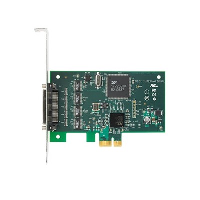 Digi Neo PCI Express multiport serial card leverage an Application Specific Integrated Circuit ASIC to provide throughput speeds exceeding 460.8 Kbps, large buffers for data transfer, low latency and baud rate customization.