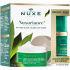 The Nuxuriance Anti-Ageing Duo Pack by NUXE is the perfect set to help you combat the visible signs of ageing. Combining an anti-ageing day cream with an effective eye and lip cream, the set promises to firm and brighten your skin. Your face will be left with a youthful, radiant glow, whilst wrinkles and dark circles will appear significantly reduced. ? N.P.  The Set Contains:  NUXE Nuxuriance Anti-Aging Re-Densifying Day Cream (50ml):Specially designed for skin that has been weakened by hormonal changes, this rich, anti-ageing cream is the perfect regenerator. Combining hyaluronic acid with precious plants, the emulsion works to firm and re-densify the face and neck, restoring a youthful radiance and glow back into your complexion. Helping you achieve an even skin tone, the brightening formula will keep your skin hydrated all day long. Ideal for normal to dry skin. Beauty Tip: For a smoother make-up finish and a truly radiant complexion, mix a drop of liquid foundation with some Crème Redensifiante Anti-Age Nuxuriance® in the palm of your hand and apply to your face.  NUXE Nuxuriance Eyes and Lips Total Anti-Aging Cream (15ml): Specially formulated for mature skin, this anti-ageing cream targets the five main signs of ageing around the eyes and lips. Multi-purpose, the toning, non-greasy formula works to reduce the appearance of fine lines and wrinkles, diminish dark spots and firm collagen-lacking skin. Expect plumped up, smooth skin with eradicated under-eye bags. Dermatologically tested.