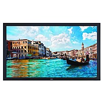 P NEC's 65" V652 commercial grade large screen LCD display utilizes LED backlighting to reduce the product's depth and power consumption when compared to its predecessor