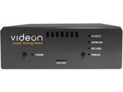 Videon VID-10004285 Shavano 4K HEVC / H.264 Video Encoder Type: Digital Media Streamer Specifications: Video Encoding/Decoding: Quad-Core Qualcomm Snapdragon 820 (APQ8096) processor Input Resolutions: 3840x2160p30, p25, p24; 1080p60, p59.94, p30, p29.97, p25; 720p60, p59.94, p50 Encode Resolutions: 3840x2160p30, p25, p24; 1080p60, p59.94, p30, p29.97, p25; 720p60, p59.94, p50 Compression: H.265/HEVC (up to 4Kp30), H.264 Bit rates: 0.5-30 Mbps; Rate control: Variable, Constant  Audio Encoding/Decoding: Encode: MPEG-4 AAC-LC in ADTS 64-320 kbps Encode Sampling Freq: 32, 44.1, 48 KHz  Streaming Capabilities: Unicast and Multicast: RTP over UDP, Raw UDP; Up to 2 x Unicast, 1 x Multicast, and 1 x RTMP simultaneous channel output RTMP RTSP  I/O: HDMI 1.4 input up to 2160p30 3G-SDI input up to 1080p60 USB 3.0 interface Audio embedded in HDMI and 3G/HD/SD-SDI Audio embedded in HDMI and 3G-SDI and 3.5mm Analog Audio input 10/10...