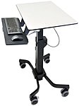 P This compact technology hub consolidates all your technology tools onto a single mobile platform  laptop or LCD CPU, keyboard and mouse, portable document camera, projection device and more
