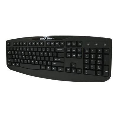 Seal Shield Silver Storm Waterproof - Keyboard - USB - waterproof - black