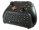 [New Release] GamersDigital(TM) 2.4G Mini Wireless Chatpad Message Game Controller Keyboard with Audio option for Microsoft Xbox One Controller Keypad Black 2016 - Improved range