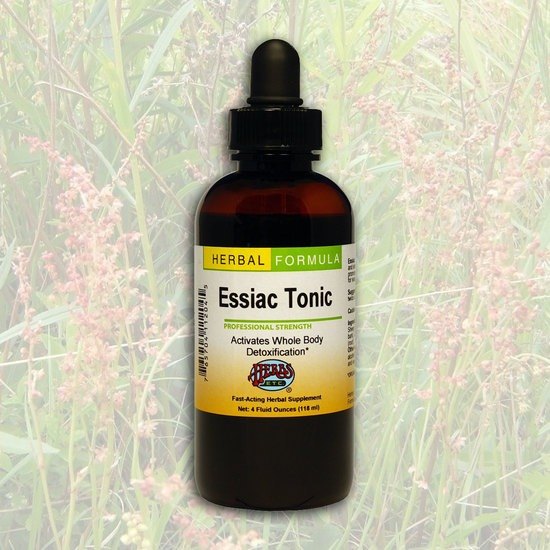 Essiac Tonic by Herbs Etc 4 oz Liquid Essiac Tonic 4 oz Liquid Product. Essiac Tonic Eliminates deeply stored wastes. Promotes healthy cellular function and moves the body towards a state of optimal health. ideal for seasonal fasts and cleanses. Essiac Tonic contains ONLY the four original herbal ingredients as given to Rene Caisse by an Ojibwa (Chippewa) medicine man. Ingredients Burdock root1 Sheep Sorrel herb1 Slippery Elm inner bark Chinese (Turkish) Rhubarb root1 extracted with 40 grain