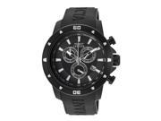 Men's Specialty Chrono Black Polyurethane and Dial Style: Sports Series Name: Specialty Material: Stainless Steel Movement: Quartz Color: Black Adjustable: Yes Shape: Round Dial Color: Black