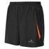 Men?s black and orange ?Vizion? 5? shorts with an internal mesh from Ronhill. Crafted from a lightweight polyester fabric, the ?Vizion? shorts feature Ronhill?s integrated Activelite technology which offers a highly breathable yet tightly woven fabric with outstanding wind resistance properties.  An internal mesh with integrated bamboo helps your remain cool during even intense workouts, and the 5? shorts are constructed with an elasticated waistband with an adjustable draw-cord, a zip pocket to the reverse, and vented side seams for greater movement. The ?Vizion? 5? shorts are complete with signature Ronhill branding printed to the leg. ? L.R.  Features:    Ronhill men?s ?Vizion? 5? shorts  Integrated Activelite technology offers a highly breathable pair of shorts with outstanding wind resistance properties  Internal mesh with integrated bamboo helps keep you cool  Elasticated waistband with an adjustable draw-cord  Zip pocket to the back  Vented side seams  Weight: 92g (Manufacturer claimed)