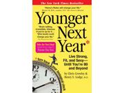 Younger Next Year 1 Reprint Binding: Paperback Publisher: Workman Pub Co Publish Date: 2007/10/10 Synopsis: Draws on the latest research into the science of aging to explain how men over the age of fifty can turn back their biological clocks to live stronger, healthier, injury free, and more alert lives, spelling out a series of "Harry's Rules"--which includes Exercise Six Days a Week, Connect to Other People, and Eat What You Know You Should--and the science behind them