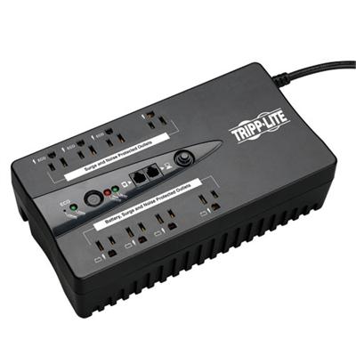 Tripp Lite UPS 550VA 300W Eco Green Battery Back Up 120V USB RJ11 TAA GSA - UPS - AC 120 V - 300 Watt - 550 VA - USB - output connectors: 8 - government GSA - TAA Compliant