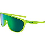 Oakley Men's Trillbe Non-Polarized Iridium Rectangular Sunglasses, Matte Uranium, 34 mm