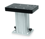 "Cannon Aluminum Fixed Base Downrigger Pedestal - 6Inch Brand New Includes One Year Warranty, Product # 1904030 (4""), 1904031 (6"") The Cannon Fixed Base Downrigger is a Pedestal that works with either surface or track mounting
