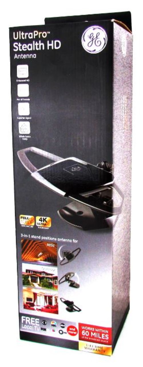 Stream videos through a PC, game console or other device by adding a GE 34140 UltraPro Stealth HD Antenna
