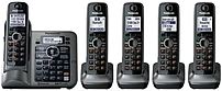 The Panasonic KX TG155SK expandable, digital cordless telephone comes equipped with DECT 6.0 technology