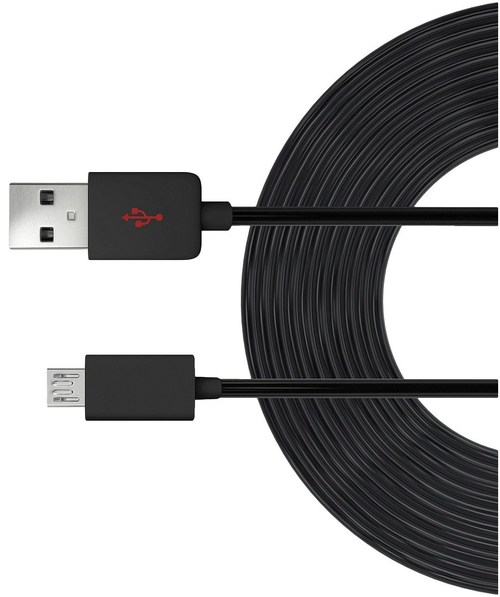 Quickly and easily charge and sync your USB devices with the Just Wireless 705954051220 10 feet USB Cable in Black