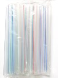 Acc U Rate 172 Pcs. Clear With Stripe Boba Straws