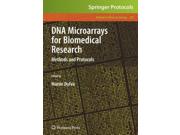 DNA Microarrays for Biomedical Research: Methods and Protocols (Methods in Molecular Biology) Publisher: Springer Verlag Publish Date: 3/1/2009 Language: ENGLISH Pages: 304 Weight: 2.24 ISBN-13: 9781934115695 Dewey: 572.8/6072