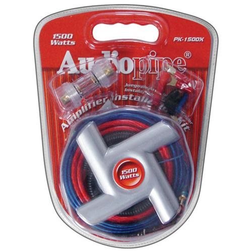 AMP WIRING KIT AUDIOPIPE 8 GA. FOR SYSTEMS UP TO 1500WATTS