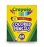 Crayola Mini Colored Pencils in Assorted Colors, Coloring Supplies for Kids, 64ct