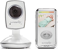 Multi platform system enables in home, continuous and overnight monitoring on the 2.5 inch color handheld Summer Infant 08EA99E6 Link Wi Fi Series Video Baby Monitor