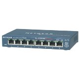 Netgear ProSafe FS108PNA 8-Port 10/100 Fast Ethernet Switch with 4 Power Over Ethernet Ports (PoE)
