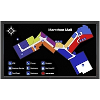 NEC's 65" V652 TM large screen LCD display offers digital signage users touchscreen capabilities at a cost conscious price