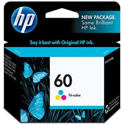 HP 60 - 4 ml - dye-based tricolor - original - ink cartridge - for Deskjet F2430  F4213  F4435  F4580  Envy 100 D410  11X D411  12X  Photosmart C4740  D110