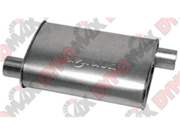 Dynomax 17732 Super Turbo Muffler Features: Exclusive Flow Directors Channel Exhaust Flow   Eliminates Turbulence  All-Aluminized Material For Sharp Appearance  Patented Flow Directors  Large Diameter Internal Tubes For Maximum Flow  Fiberglass Matting  Delivers Mellow/True Performance Sound  Arc Welded For Reduced High Temp Fatigue Height: 4.88" Width: 10.25" Length: 20.75" Weight: 10.25 lbs Vehicle Type: Walker Exhaust 17732 Dynomax Super Turbo Muffler